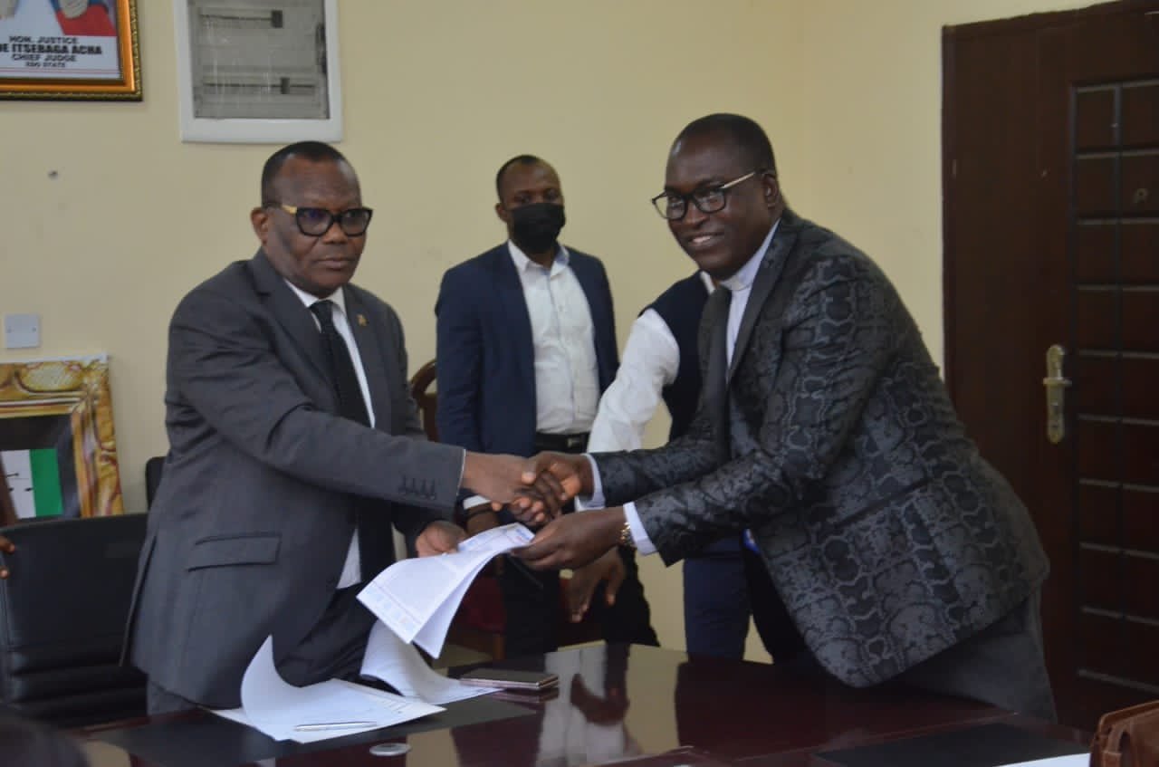 Advocacy Engagement Meeting with the Chief Judge of Edo State, Hon Justice Joe Itsebaga Acha